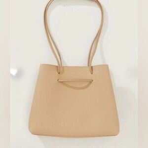 8 Other Reasons •Vegan Leather Slouchy Bucket Crossbody Bag Tan NWOT